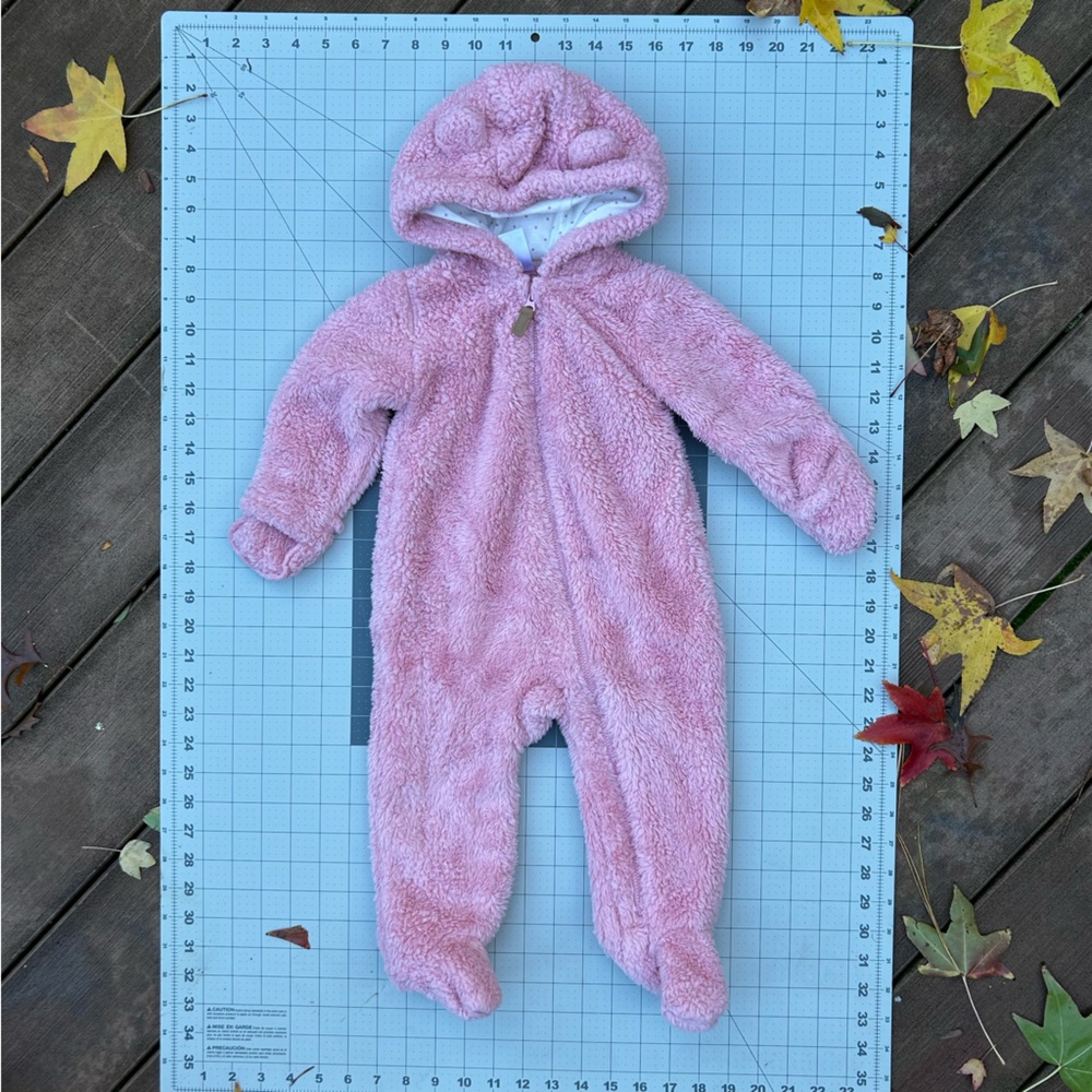 Carter's Soft Pink Fleece Footie